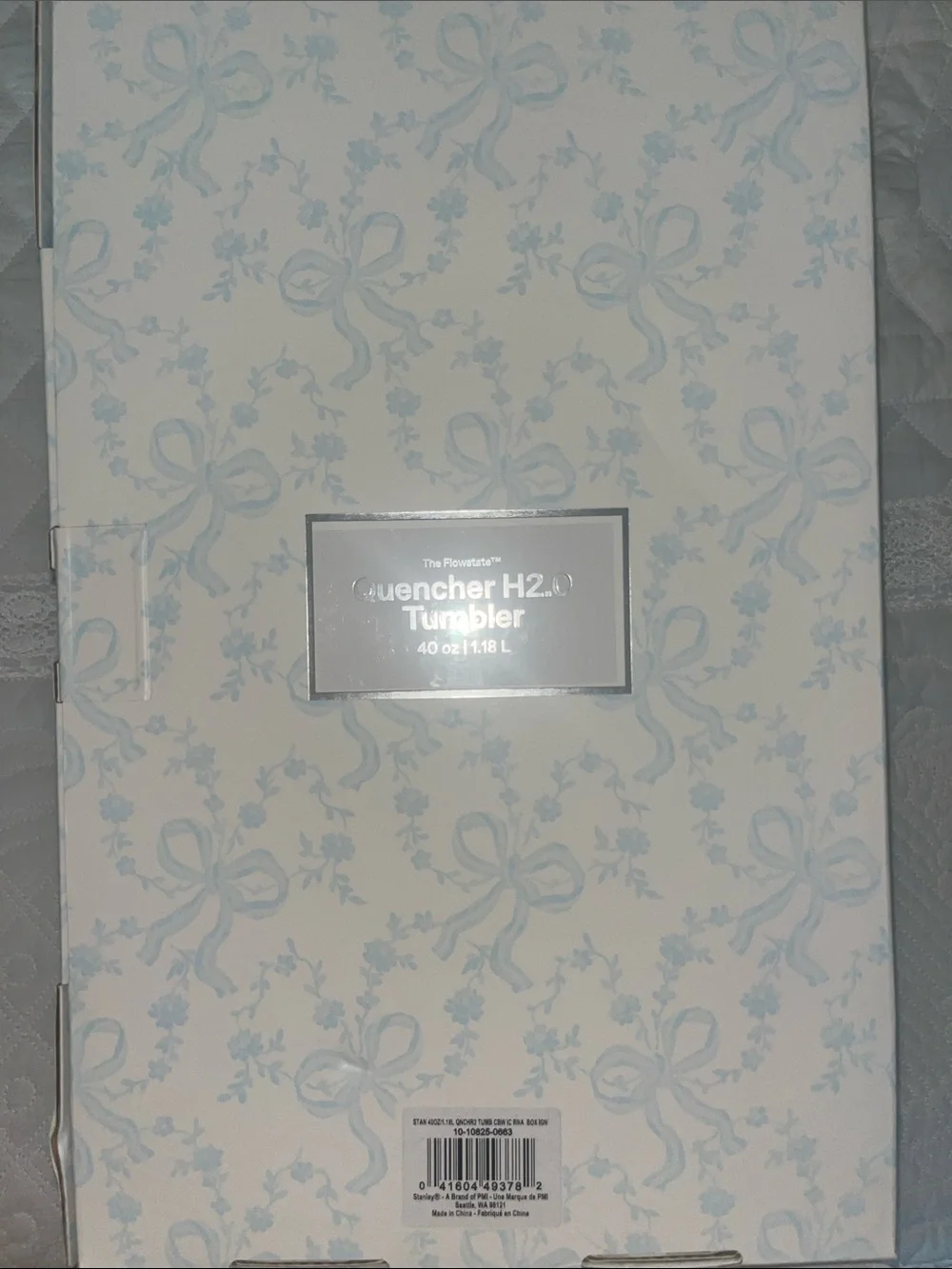 Love Shack Fancy x Stanley Light Blue Bow Pattern - Picture 4 of 4